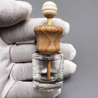 1 Pack Air Freshener Car Perfume Clip Essential Oil Diffuser Vent Empty Glass Bottle Decoration Aromatherapy Glass Bottle