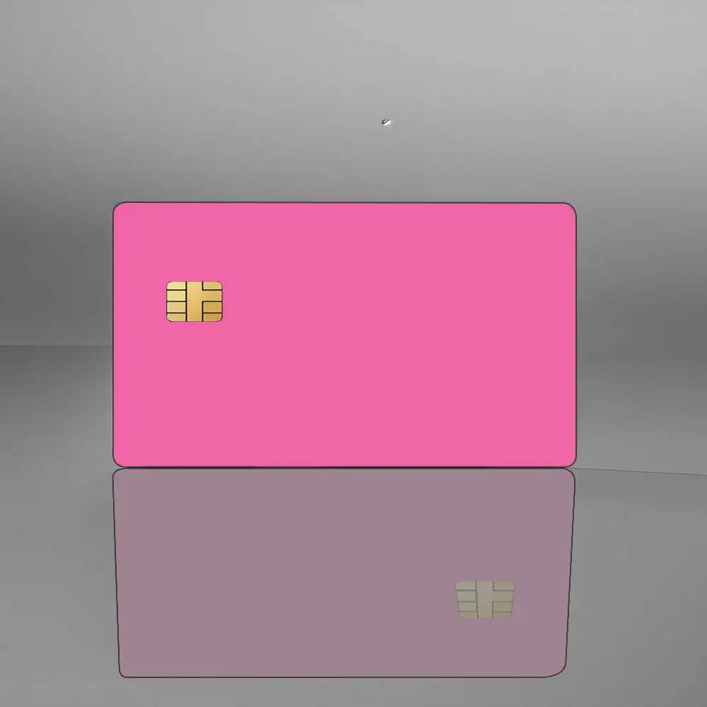 Solid Color 1 Set Of 4 Pcs Matte Film Cover Skin Sticker For Credit Card Bank Debit Bus Card