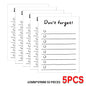50Sheets Mini Note Book Convenient Memo Pad List Time Sticky Note Schedule Planner Office School Supplies Stationery