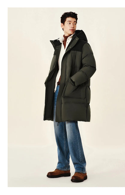 Semir Down Jacket Men 2026 New Waterproof Thick Outerwear Long Length Winter Clothing Couple