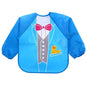 Baby Girls Apron Bibs Toddler Long Sleeve Scarf Waterproof Art Smock Feeding Bib Infant Boys Girls Kids Burp Cloth Bandana