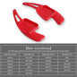 For Audi A3 A4L A5 A8 S3 S5 SQ5 Q7 R8 TT TTS Auto Steering Wheel Rear Shift Paddle Car Shift Equipment Semi Automatic Clutch Red
