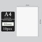 5/10pcs A4 Magnetic Photographic Paper Printable Magnetic Sheets Make DIY Refrigerator Photo Magnet Inkjet Printing Glossy/Matte
