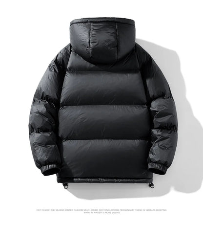 2025 Winter Hooded Men's 90% White Duck Down coat fashion warm Down Jackets casual winter Men thicken winter Jacket size M-4XL