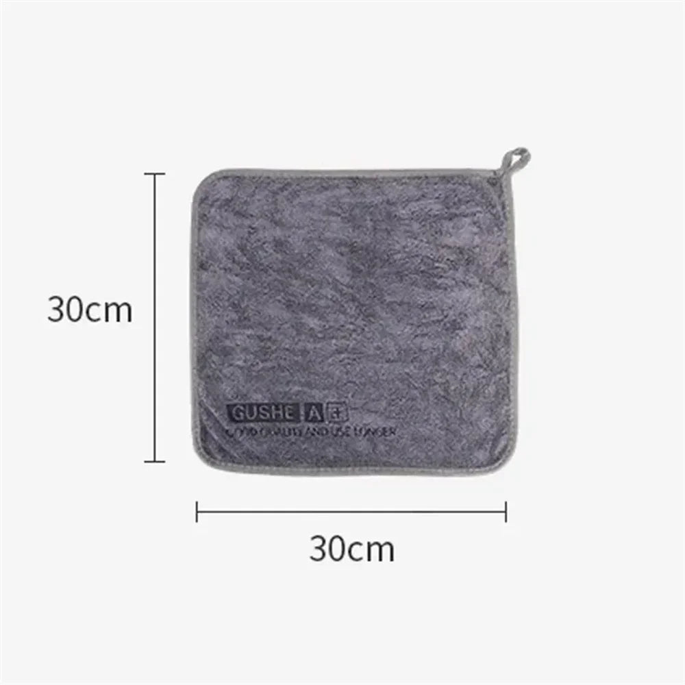 1-10PCS Car Wash Towel Ultra-fine Fiber Car Cleaning Cloth Soft Clean and Dry Cloth Edge Sealing Strong Water Absorption Rags