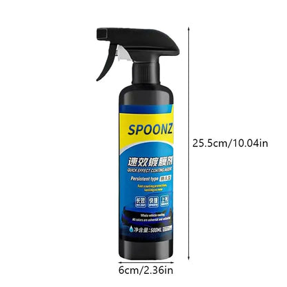 500ML Car Coating Spray Nano Ceramic Quick Effect Coating Agent Spray Quick Coat Wax Polish Spray Protection Car Care KIT 1/3set