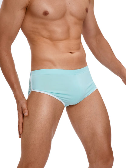 Sexy Running Elastic Sport Shorts Men's Summer Shorts Hot Pants Bar Nine Points Slim Fit Cotton Milk Silk Men's Fashion