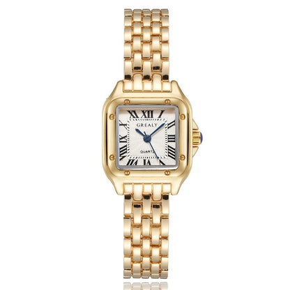 Luxury Rhinestone Women Watches Fashion Square Quartz Wristwatch Simple Ladies Clock Reloj Mujer