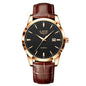 LIGE Fashion Brown Leather Watch Men Military Sports Men's Quartz Wristwatches Casual Waterproof Chronograph Relogios Masculino
