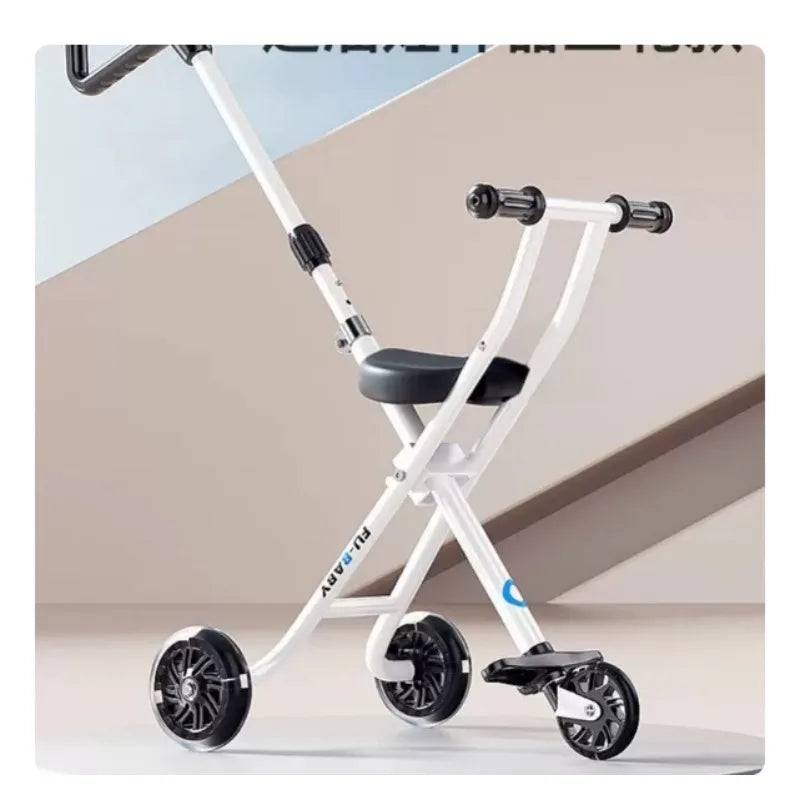 Lightweight Foldable Kids Travel Push Cart Outdoor Stroller for 6 To 12 Years Old Children