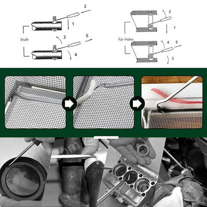 Car Auto Vehicle Oil Seal Screwdrivers Set O-Ring Seal Gasket Puller Remover Pick Hooks Tools Sealing Repair Tools 16cm 4Pcs