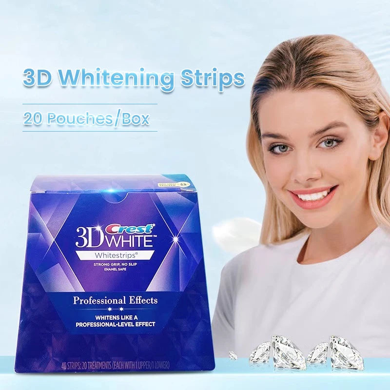 Crest Whitening Strips 3D White Crest Dental Whitening Teeth Whitener Tooth Whitening Tape Teeth Whitening Crest 3d Whitestrips