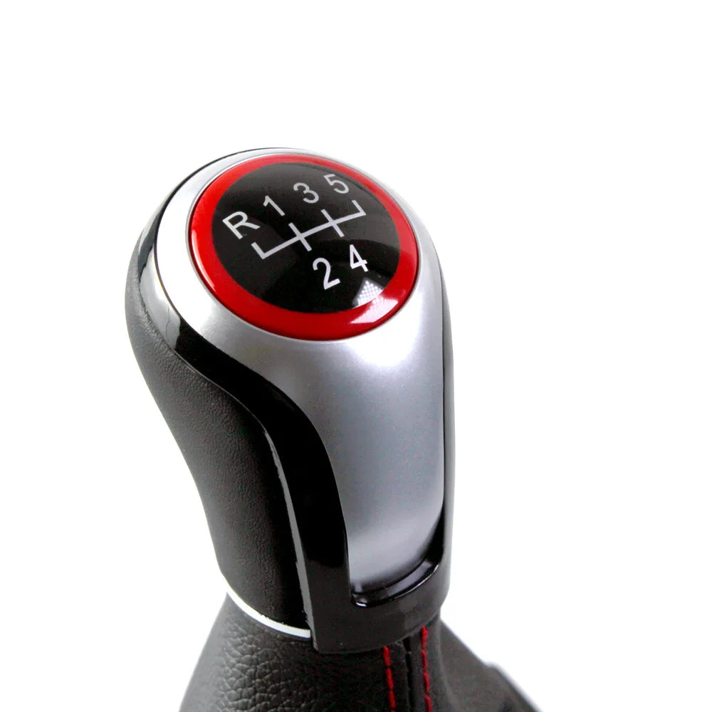 New Gear Shift Knob for VW Polo 9N 9N2 2002 2003 2004 2005 2006 2007 2008 2009 with Lever Shifter PU Leather Gaitor Boot Cover