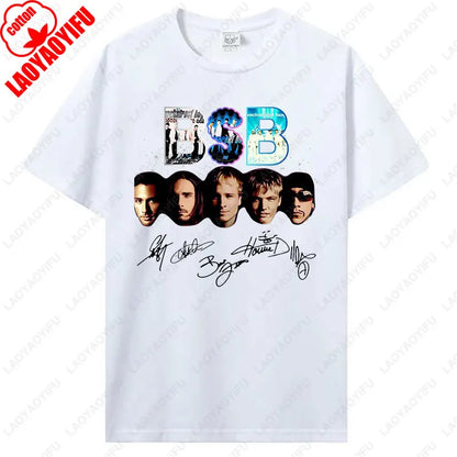 Backstreet Boys Millennium Tour Music Vintage Tshirt Men Women Hipster Popular Tops Summer Fashion Streetwear Unisex Tees Gift