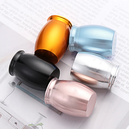 New rose cremation urn for men and women ashes family and friends to share souvenirs stainless steel waterproof ash jar