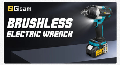1800N.M Torque Brushless Electric Impact Wrench 1/2 inch Lithium-Ion Battery Cordless Wrench Tools For Makita 18V Battery Pin