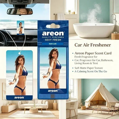 Girl Poster Car Air Freshener 6 Styles 20‑120 Pack Hanging Scent Paper Cards For Auto Closet Home Decor