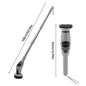 Rechargeable Electric Spin Scrubber, 3 Speed Settings, with Extendable Handle and Voice Prompts, for Whole House Clean