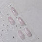 5D Black White Lace Atripe Nail Art Sticker High Quality Pearl Crystal Diamond Sticker Decorative For Nails DIY Manicure Design