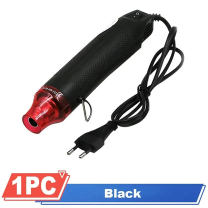 220V Hot Air Gun, Soldering Temperature Blower Eu Plug, Mini Heat Gun for Shrink Tubing, Car Wrapping & DIY Crafts