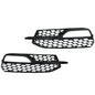 For Audi A3 S-Line S3 2014 2015 2016 Pair Car Front Bumper Fog Light Grille Cover Honeycomb Mesh Fog Lamp Cover Racing Grill