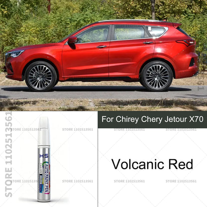 Car Paint Repair Pen For Chirey Chery Jetour X70 Touch Up Scratch Remover DIY Auto Accessories White 094 Brown Gray Blue 096