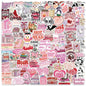 10/50/100pcs Mix Kawaii Smut Bookish Dark Romance Reading Book Stickers Aesthetic DIY Scrapbooking Notebook Laptop Phone Sticker