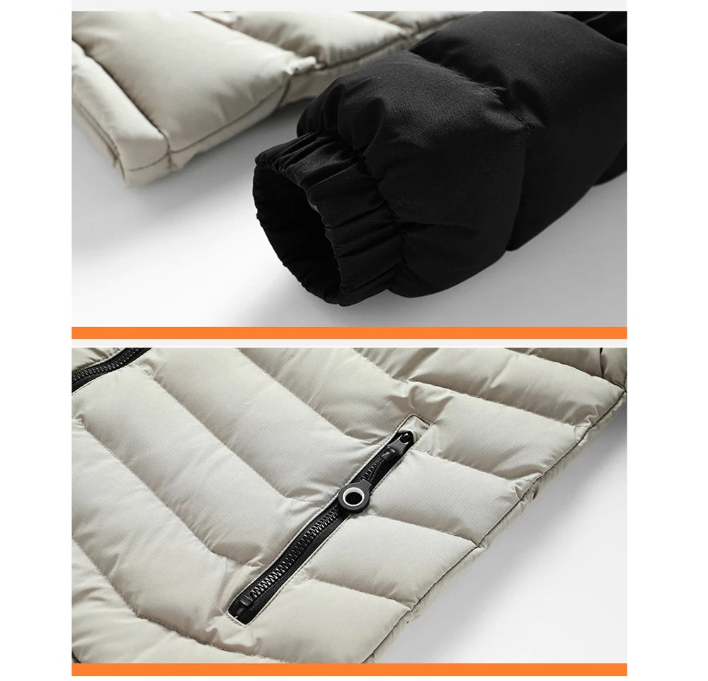 Winter Men's Bomber Padded Jacket Casual Men Cotton Thicken Warm Hooded Parkas Coats Male Thermal Windbreaker Jackets Clothing