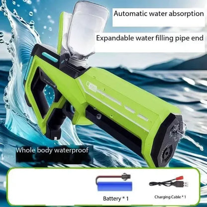 Kids Electric Water Gun Toys Summer Outdoor Beach Battle Game Full Automatic Induction Absorb Water Spray Guns for Children Gift