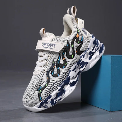 Boys Running Shoes 2022 Design Children Sneakers Mesh Kids Casual Sneakers 7-12 Years Children Sneakers for Boys