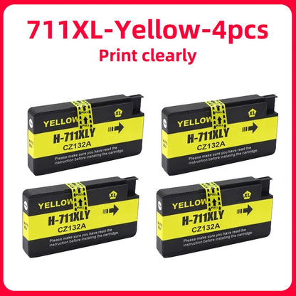 Compatible Ink Cartridge For HP 711 711XL For HP711 Replacement Ink Cartridge For HP DesignJet T520 T120 T530 T130Inkjet Printer
