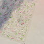 1Sheet 5D Soft Embossed Relief Nail Stickers Cute Daisies Self Adhesive Slider Stickers Press On Nails DIY Japanese Nail Art Dec