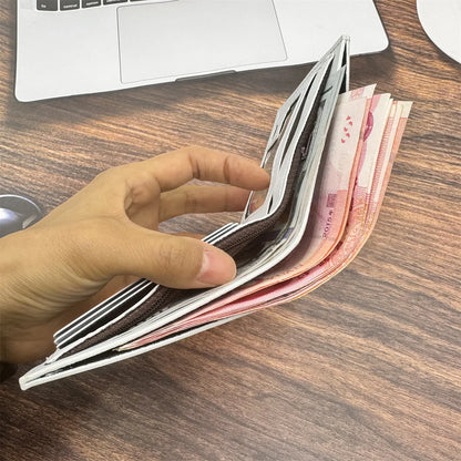 Men's Wallets with 100 US Dollar Pattern Male Leather Wallet with Card Holder Coin Pocket Purse Cartera Hombre