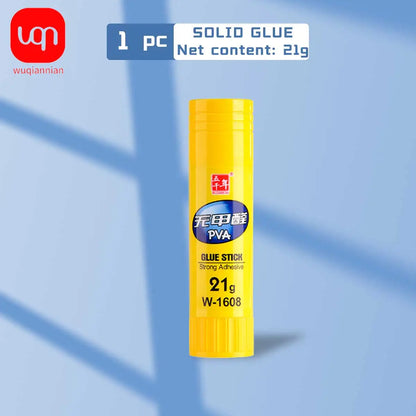 WQN-1/2/5pcs Solid Adhesive Stick High Viscosity School Office Stationery Art Photos Adhesive Stick Return To School Season