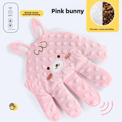 Baby Electric Soothing Palm Sleep Pillow Newborn Heated Remote Control Simulated Palm Slapping Sleep Pad Baby Care Accessories
