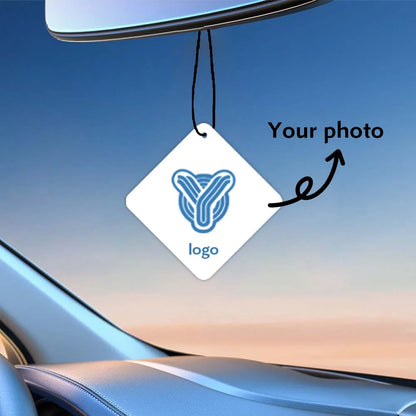 30pcs Customized Personalized Photo Car Air Freshener Paper Fragrance Chips, Creative Custom Gift Car Decoration
