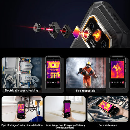 Ulefone Armor 27T Pro+ 5G Rugged Phone 10600mAh Android 15 Smartphone 50MP+64MP Night Camera 6.78" 120Hz 24GB+256GB NFC Mobile