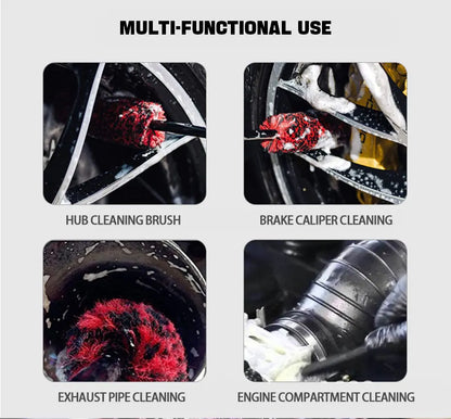 SEAMETAL Car Wheel Detailing Brush Bendable Auto Wheel Woolies Brushes Car Cleaning Tools for Car Rim Tire Washing Accessories