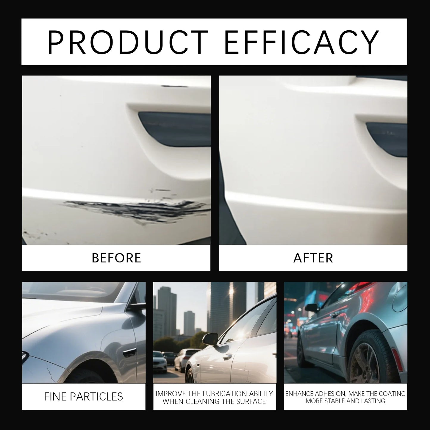 Car Paint Scratch Remover Paste Multi‑use Polishing Care Erase Minor Scratches Blemish Marks Vehicle Surface Paint Maintenance