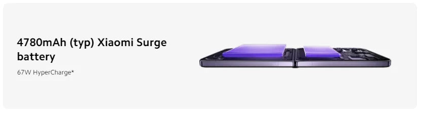 Global Version Xiaomi MIX Flip Dragon 8 Gen 3 device photo Leica 50MP Hyper charger screen "6,86Hz 67 W 12 Go
