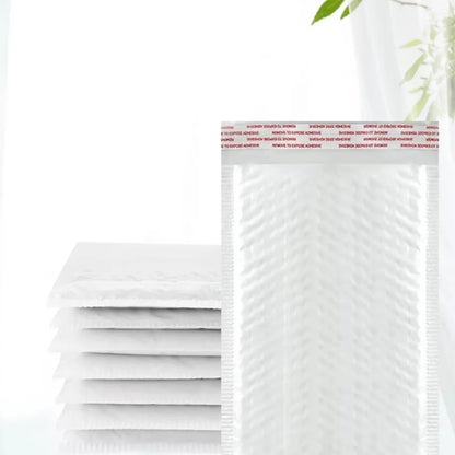 50pcs Pearlescent Film Waterproof Bubble Bag Packaging Express Bag White Foam Self Seal Pack Bag ShippingbagThickened Envelope