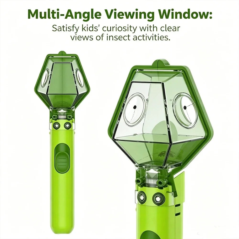 Bug Catcher and Viewer, Eco-Friendly Insect Observation Magnifier, Safe Backyard Exploration Toy for Outdoor Nature Learning