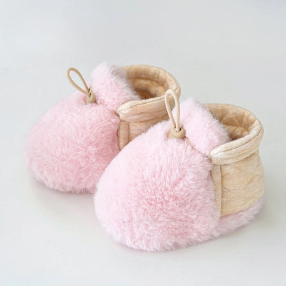 Warm Infant Toddler Crib Soft Comfortable Infant Girls Boys Anti-Slip Socks Slipper Newborn First Walkers Shoes for 0-1 Year Old