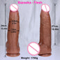 Huge Realistic Brown Giant Long Dildo Soft Silicone Vaginal Masturbators Penis Erotic Toy for Women Suction Cup Thick Glans Dick