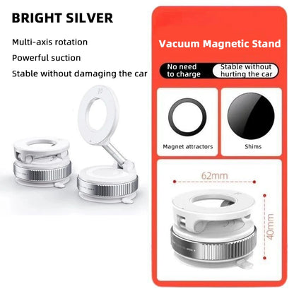 K007 Magnetic Phone Holder 360° Three-Axis Folding Car Mount Strong Magnet Dashboard Desk Stand for iPhone 16 15 Xiaomi Samsung
