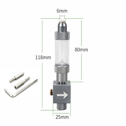 Aquarium CO2 Regulator Dual Meter Solenoid Valve Quick Plug Foam Recorder Control System Fish Tank CO2 Pressure Reducing Valve