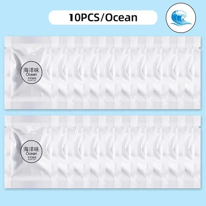 50/40/30/20/10pcs Car Air Freshener Supplement 7 Pcs/Lot Solid Car Perfume Car Air Conditioner Vent Auto Ocean Refill Air Outle