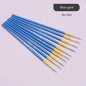 10Pcs/Set Fine Hand-painted Thin Hook Line Pen Short Wood Rod Drawing Art Pen Paint Brush Art Supplies Nylon Brush Special Offer