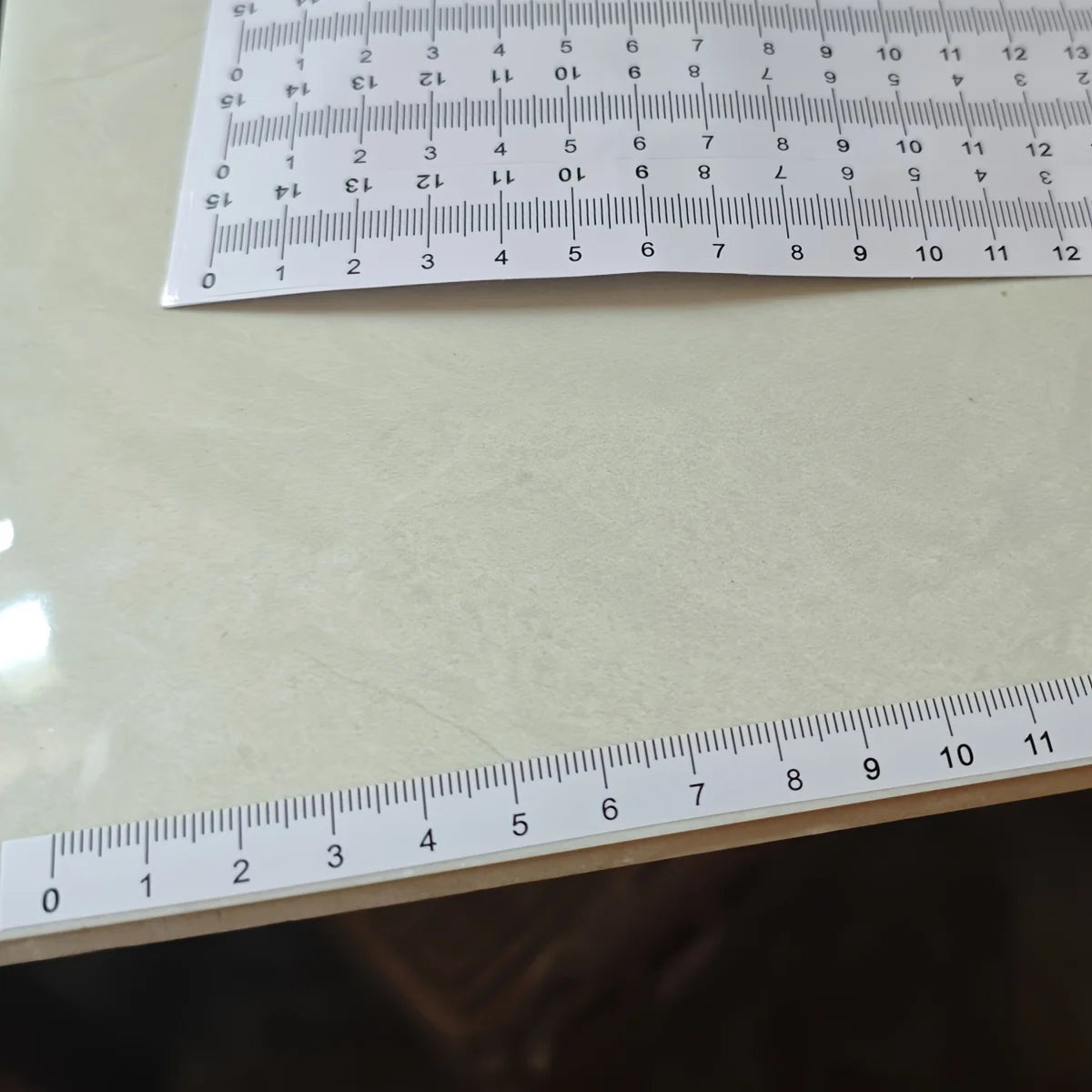 10-piece self-adhesive ruler set, suitable for office/study/sewing — can be attached to any smooth surface, measuring tool