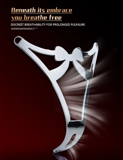 SHAZ Sexy Thong Women Panties Stainless Steel G strings Adjustable Waist Pant Heavy Bdsm Briefs Chastity Belt Sex Toys for Women
